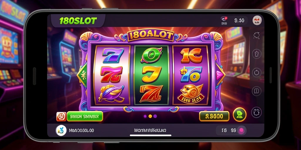 Screenshot gameplay <strong>180SLOT</strong> yang menarik dengan berbagai mesin slot.