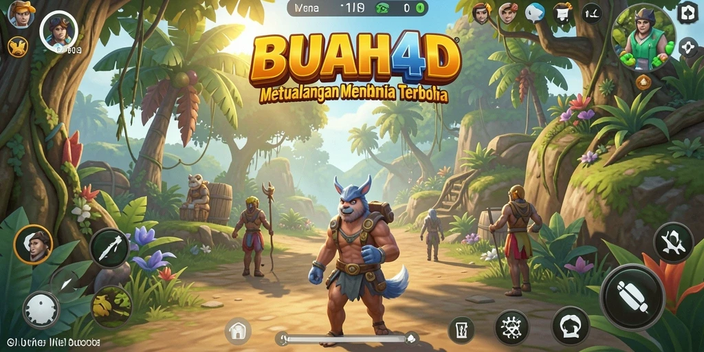 Tampilan gameplay BUAH4D yang menakjubkan dalam dunia Open World.