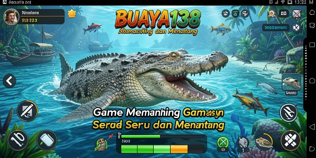 Visual menakjubkan dari permainan memancing di BUAYA138.
