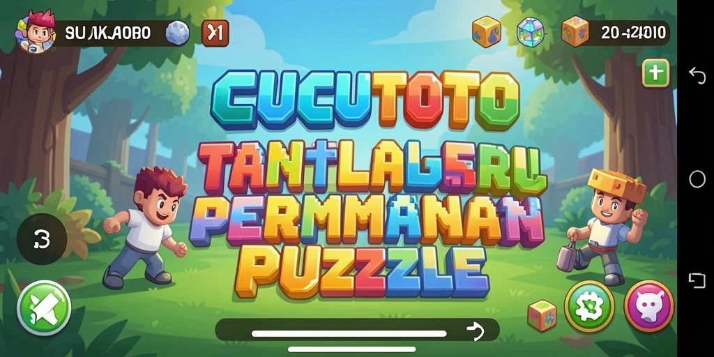 Tampilan gameplay CUCUTOTO yang menantang dan menarik