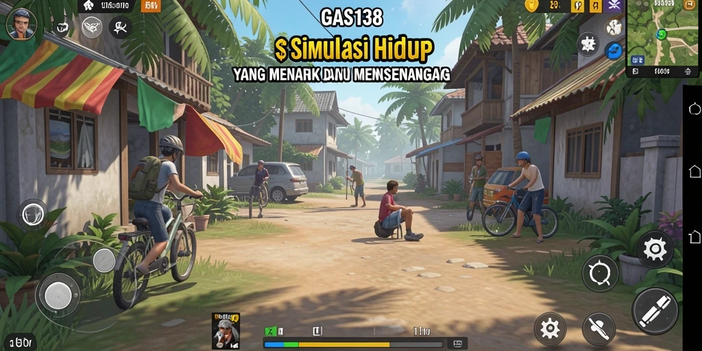 Tampilan menarik dari gameplay GAS138 dengan simulasi kehidupan.