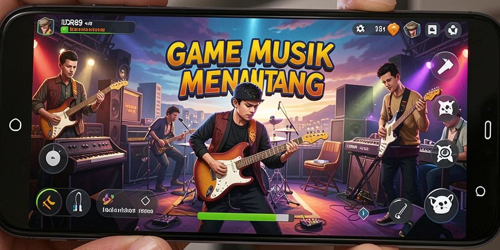 Tampilan gameplay yang menarik di <strong>IDR89</strong>, menampilkan aksi musik yang menyenangkan.
