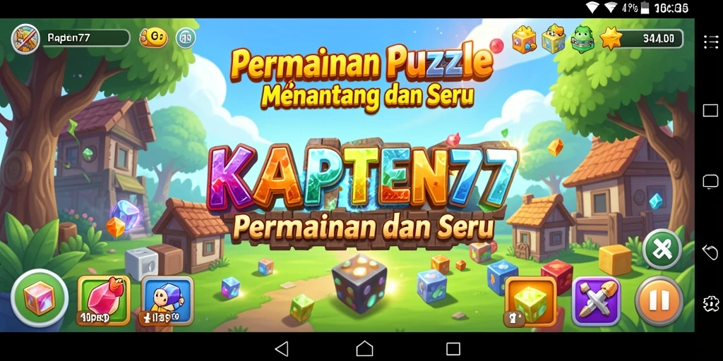 Tampilan gameplay seru dan menantang dari KAPTEN77.