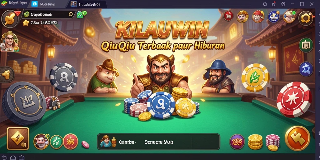 Tampilan gameplay QiuQiu yang seru di KILAUWIN.