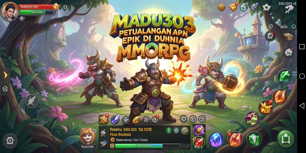 Tampilan menarik dari gameplay MADU303 dengan elemen MMORPG yang mendebarkan.