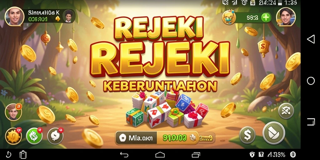 Tampilan gameplay menarik dari REJEKI yang menampilkan simulasi usaha.