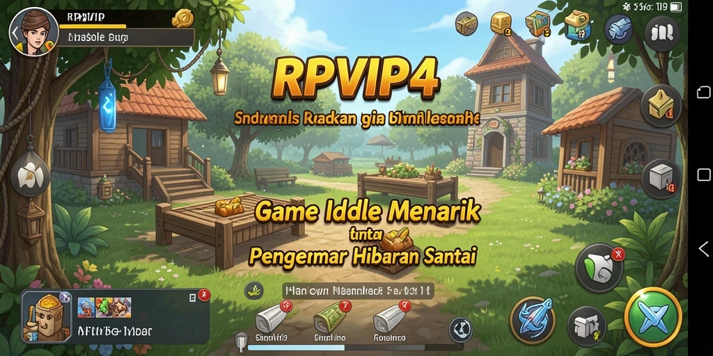 Tampilan gameplay RPVIP4 yang menarik dan santai.