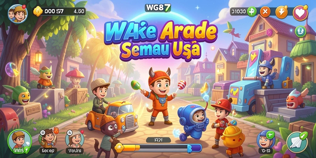 Tampilan gameplay seru dari WG87 dalam aksi penuh warna.